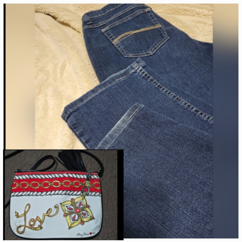 Riders by Lee Women's Straight Leg Jeans - Dark Blue